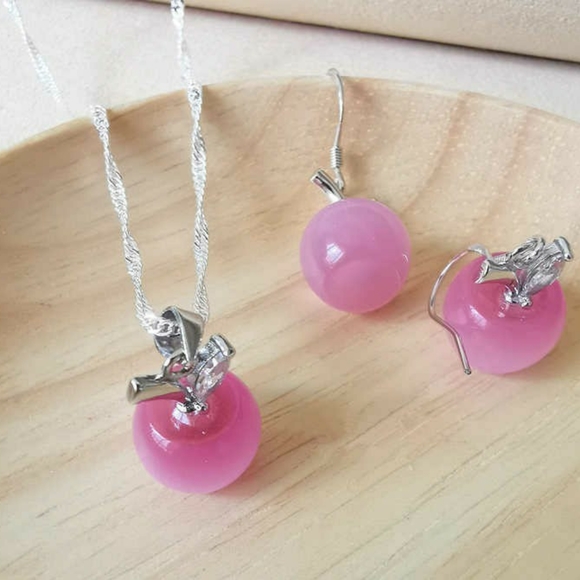 Fashion Silver-Tone Earring & Necklace Set - Picture 4 of 10